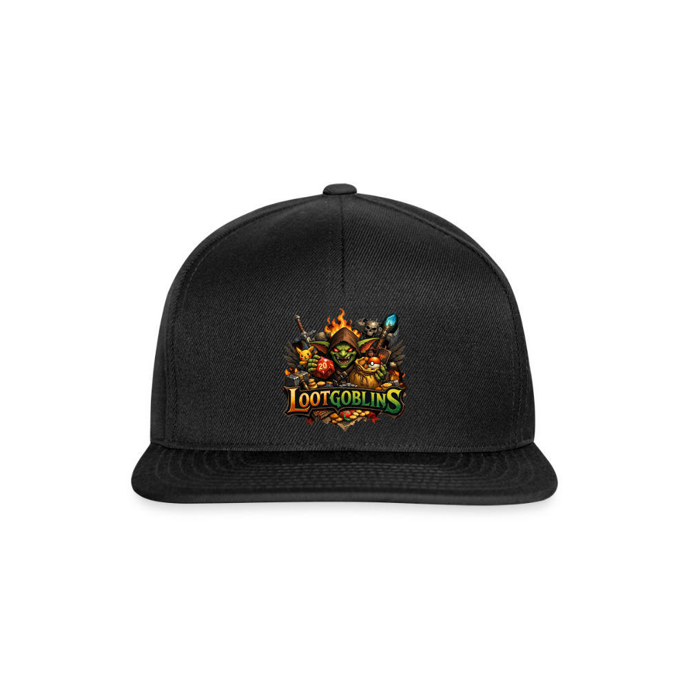 Lootgoblins "Logo" Snapback Cap - black/black