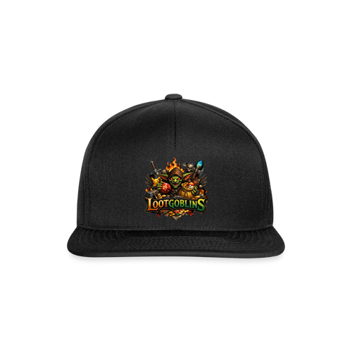 Lootgoblins "Logo" Snapback Cap - black/black