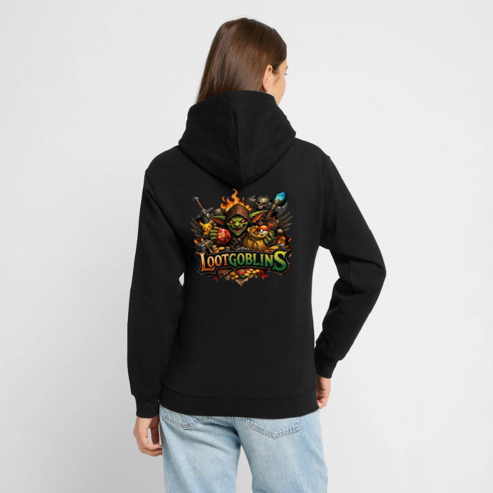 Lootgoblins Hoodie – Backprint - black