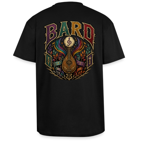 Lootgoblins RPG „Bard“ Oversized Tee - Schwarz