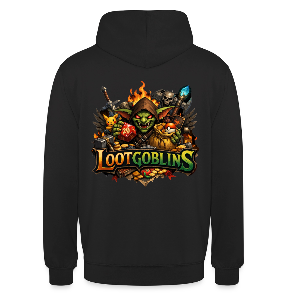 Lootgoblins Hoodie – Backprint - black