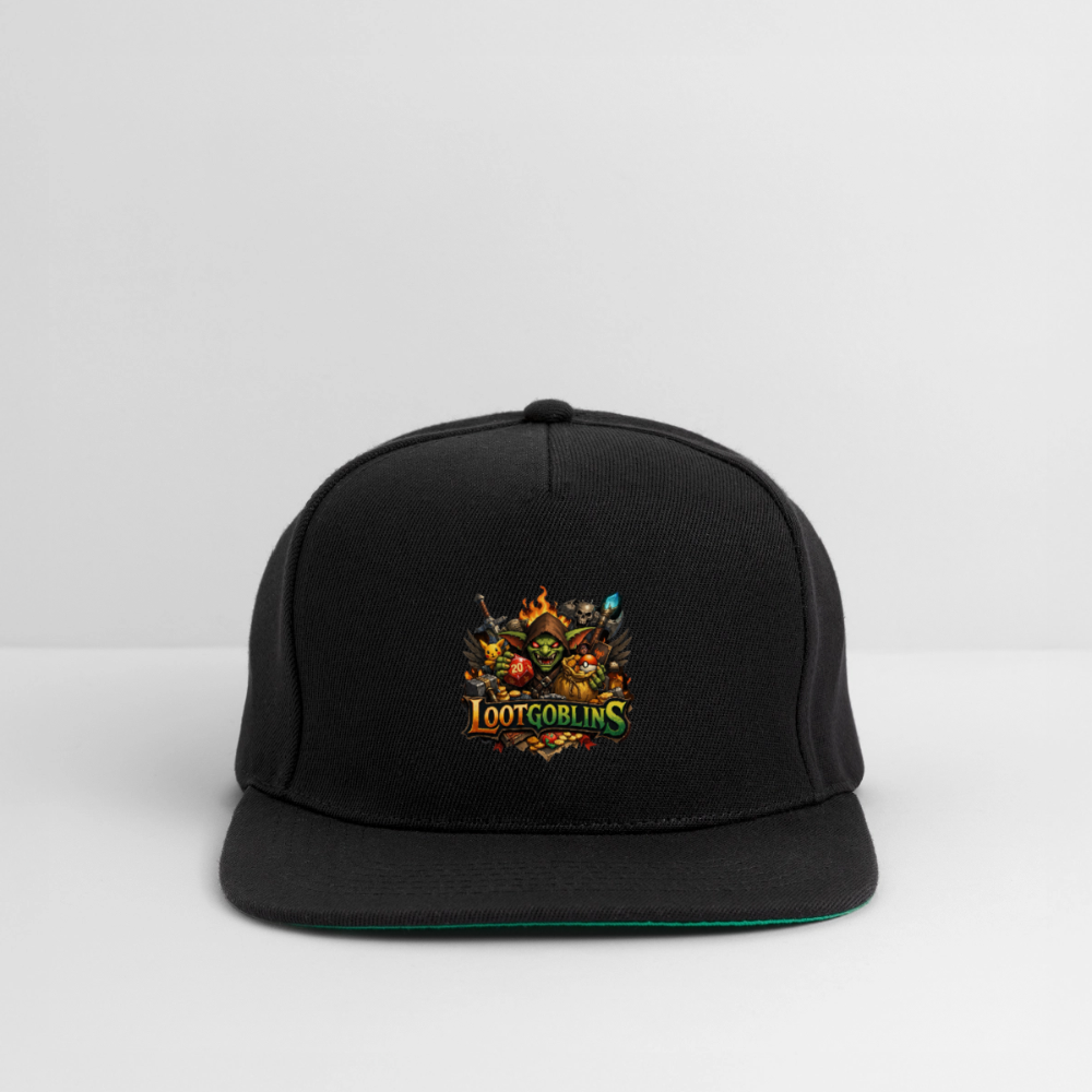 Lootgoblins "Logo" Snapback Cap - black/black