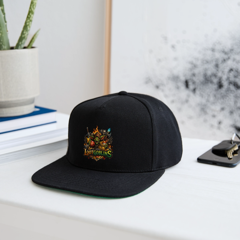 Lootgoblins "Logo" Snapback Cap - black/black