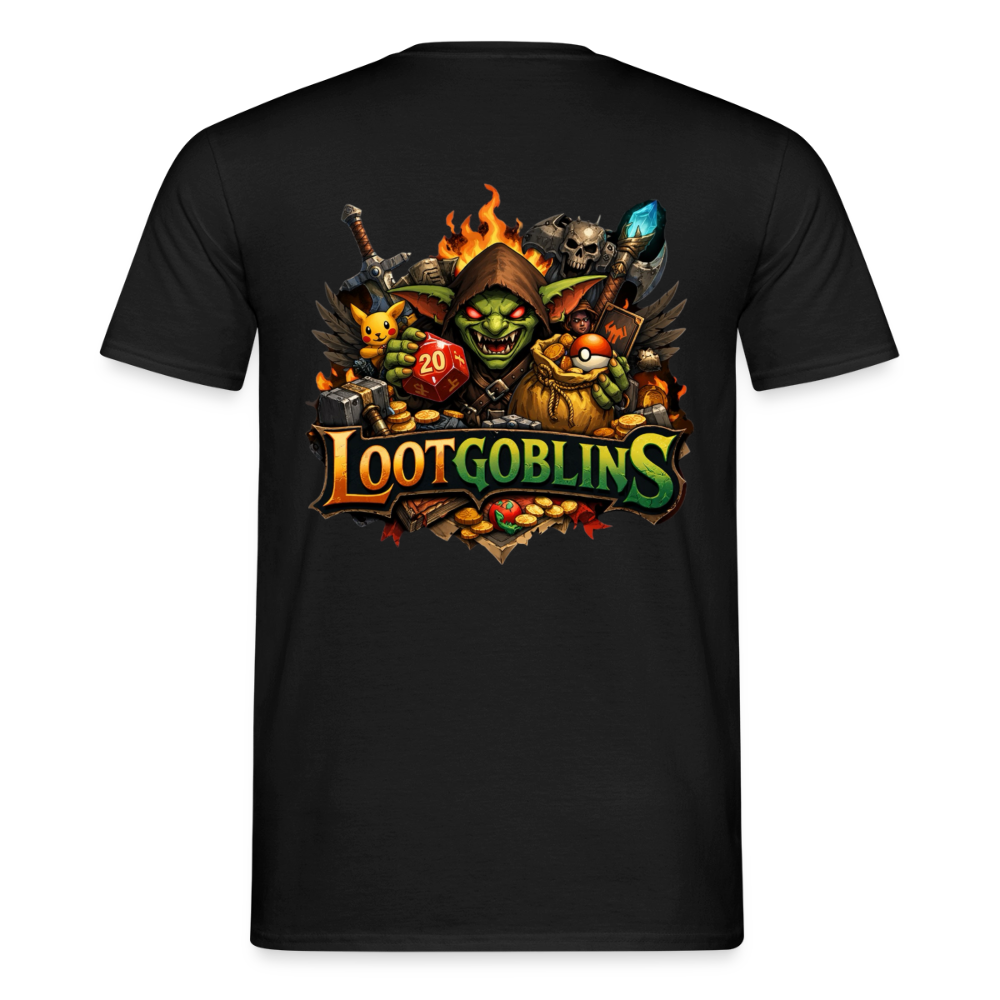 Lootgoblins Shirt "Lootgoblins Logo" - Schwarz