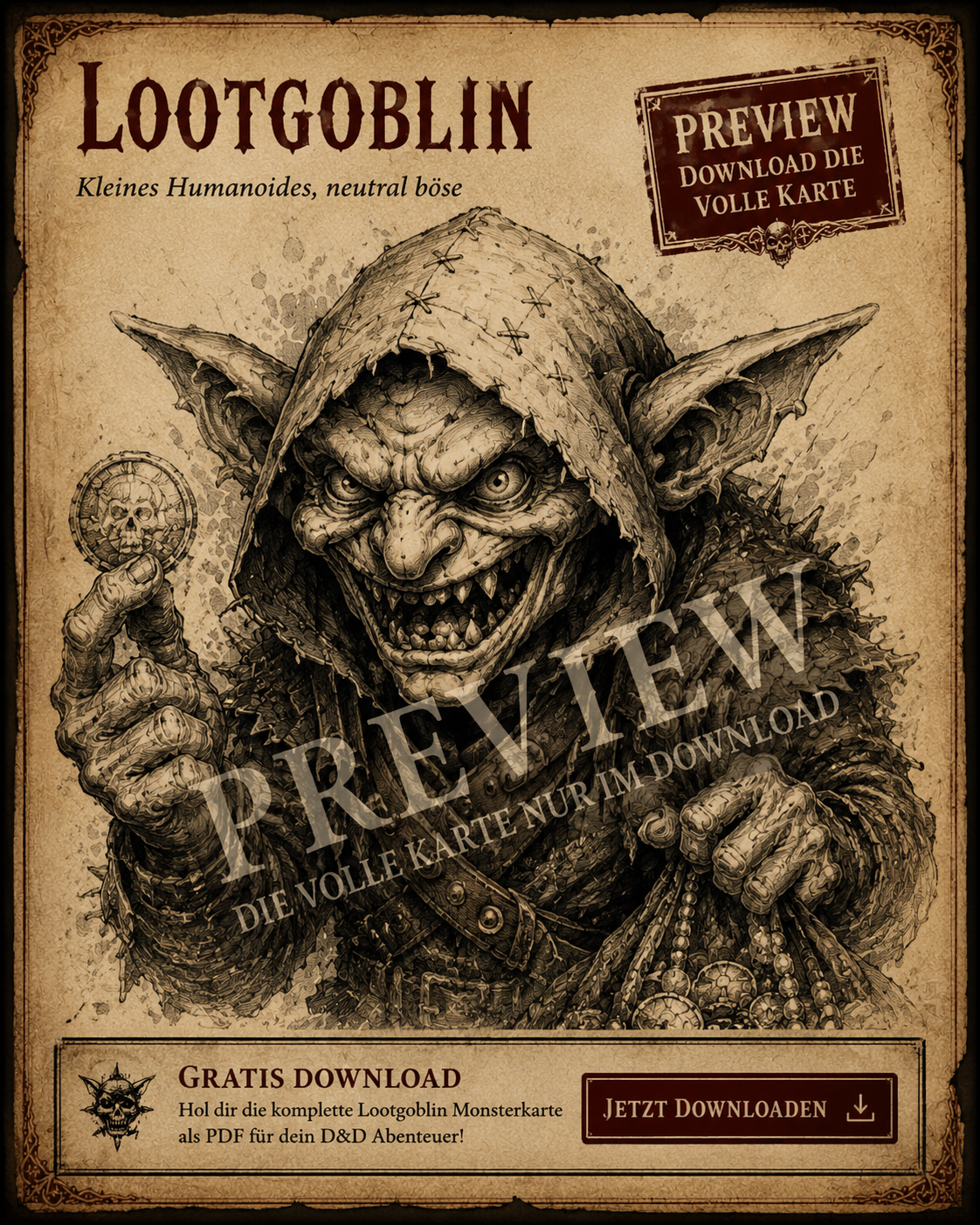 Monstercard Lootgoblin